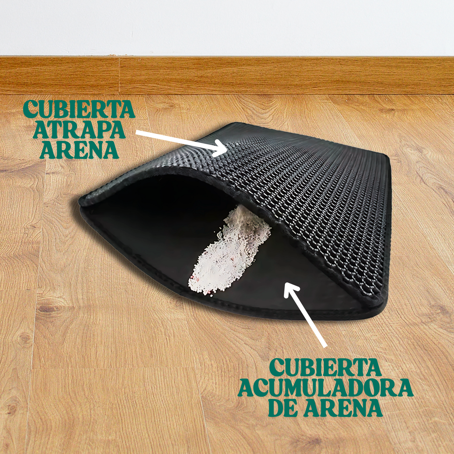 🐱 Alfombra Atrapa Arena de Gatos CatSand 🐾