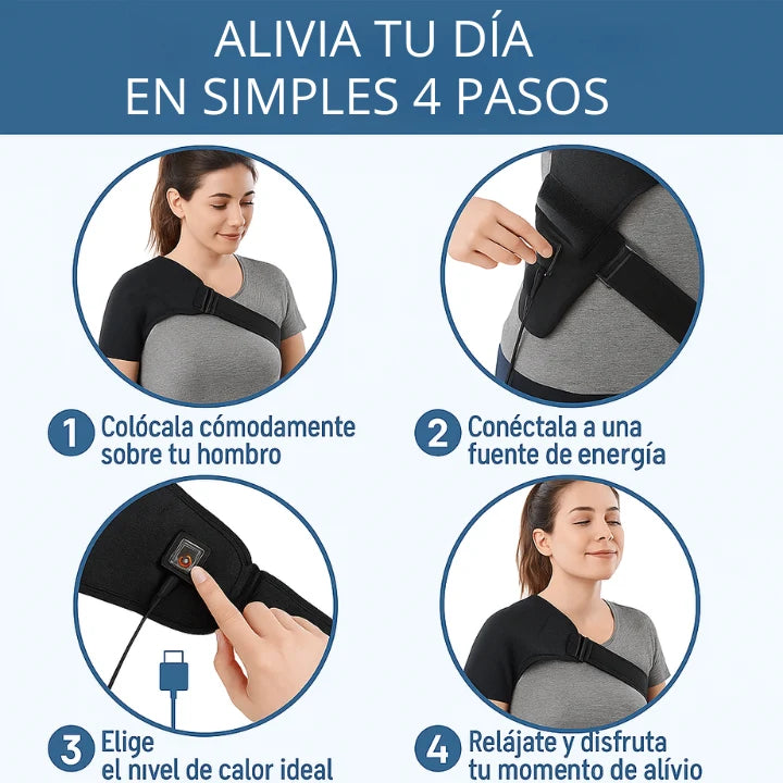 Hombrera Térmica Terapéutica - Tu Alivio Diario en 10 Minutos