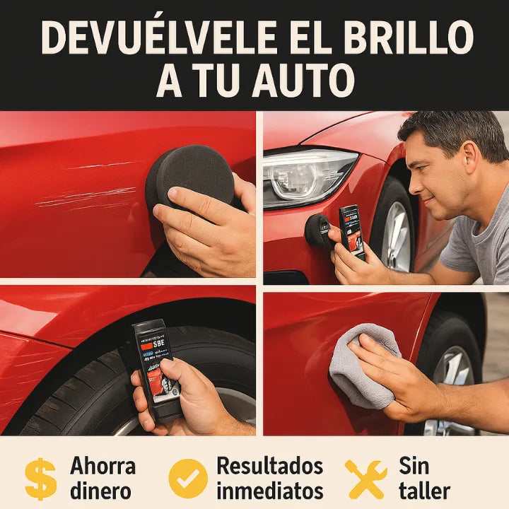 PlatinumFix: Crema Repara Rayones - Brillo profesional sin taller