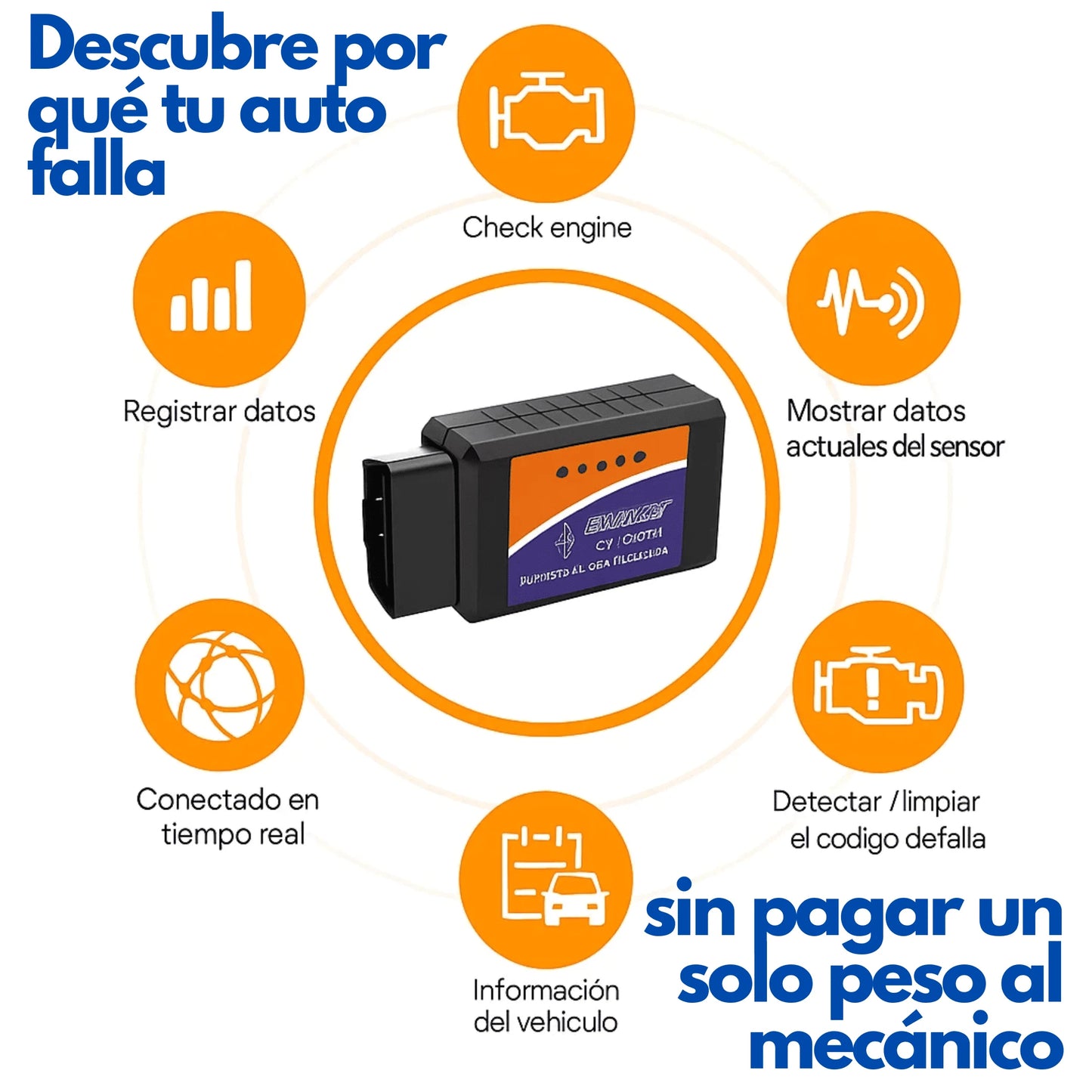 Scanner Automotriz Bluetooth – Ahorra en mecánicos