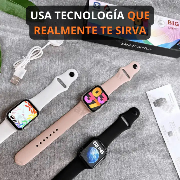 Smartwatch P9 Ultra 2 – Control real para tu día + Audífonos Bluetooth GRATIS