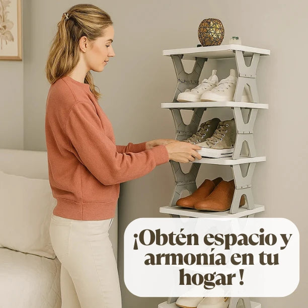 Zapatera de 6 niveles - armoniza y dale espacio a tu hogar