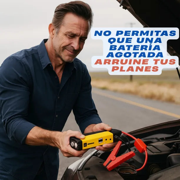 RoadGuard 3X™ - carga, infla y arranca desde un solo equipo