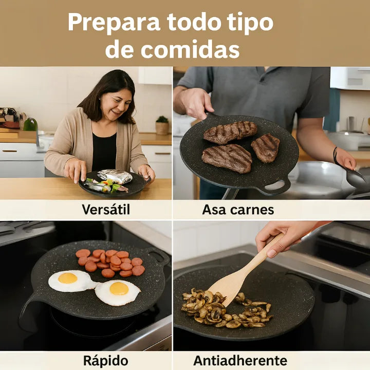 Sartén Parrilla Coreana: Crea Momentos Únicos con Platos Inolvidables