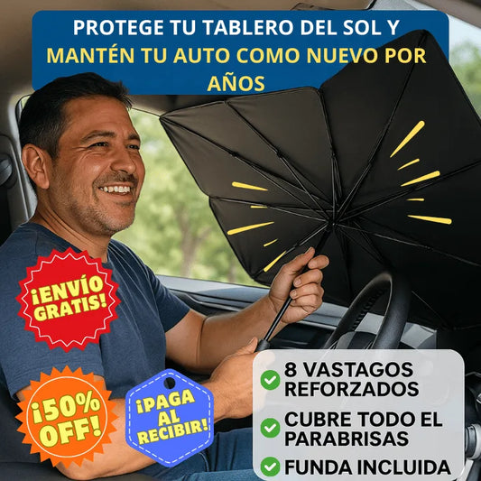 CoolShade Pro: Parasol Plegable - Mantén Tu Auto Siempre Fresco