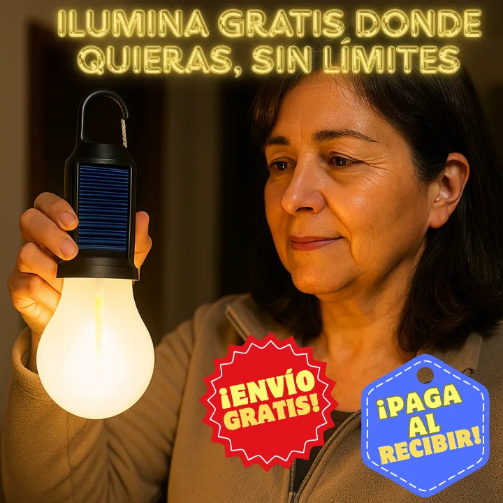 Pack 2 Lámparas Solares: Olvídate de gastar en luz y pilas.