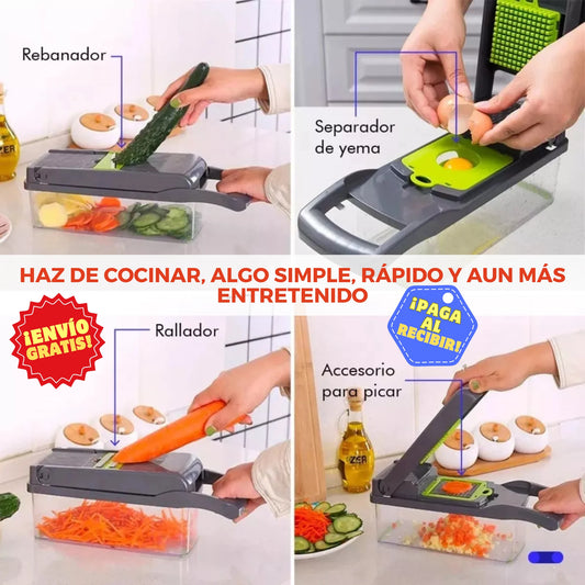 Multi Herramienta Cocina Inteligente Pro (15 Piezas)