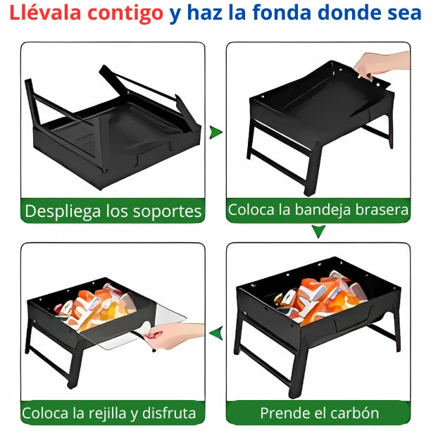 GrillGo Familiar - Haz Asados Memorables donde y cuando sea.