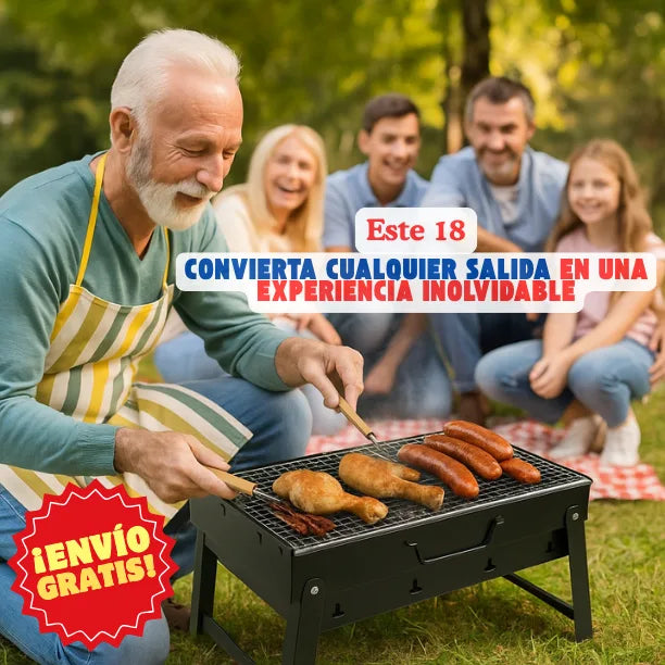 GrillGo Familiar - Haz Asados Memorables donde y cuando sea.