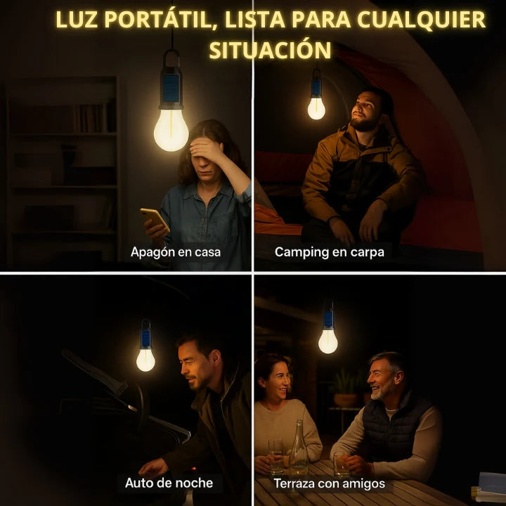 Pack 2 Lámparas Solares: Olvídate de gastar en luz y pilas.
