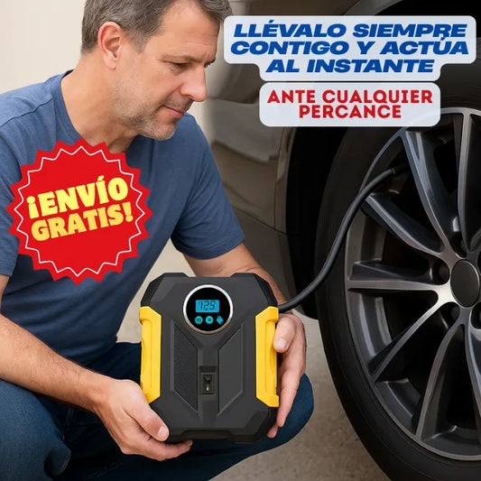 Compresor Portátil - Prepárate para imprevistos en cada salida