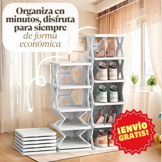 Zapatera de 6 niveles - armoniza y dale espacio a tu hogar