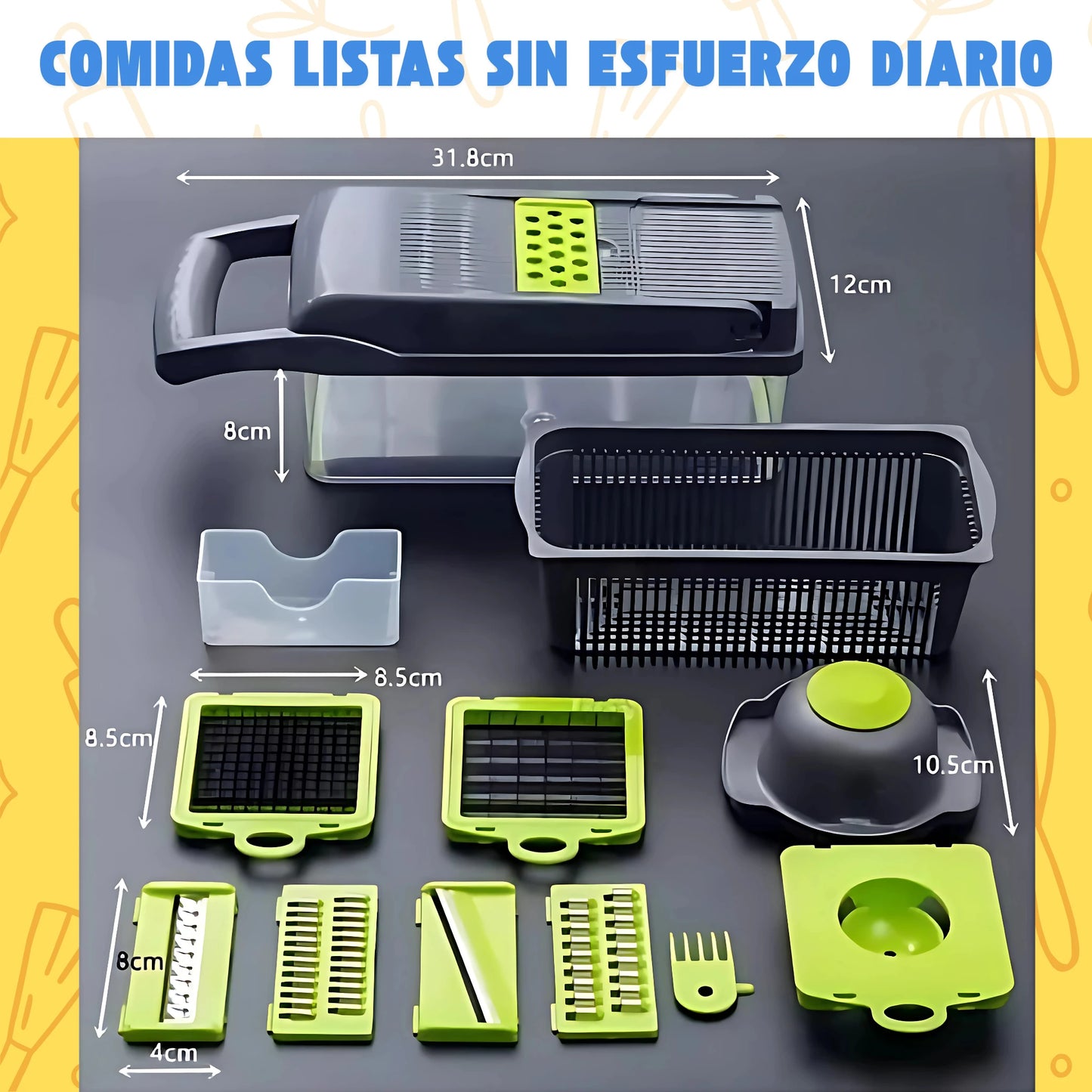 Multi Herramienta Cocina Inteligente Pro (15 Piezas)