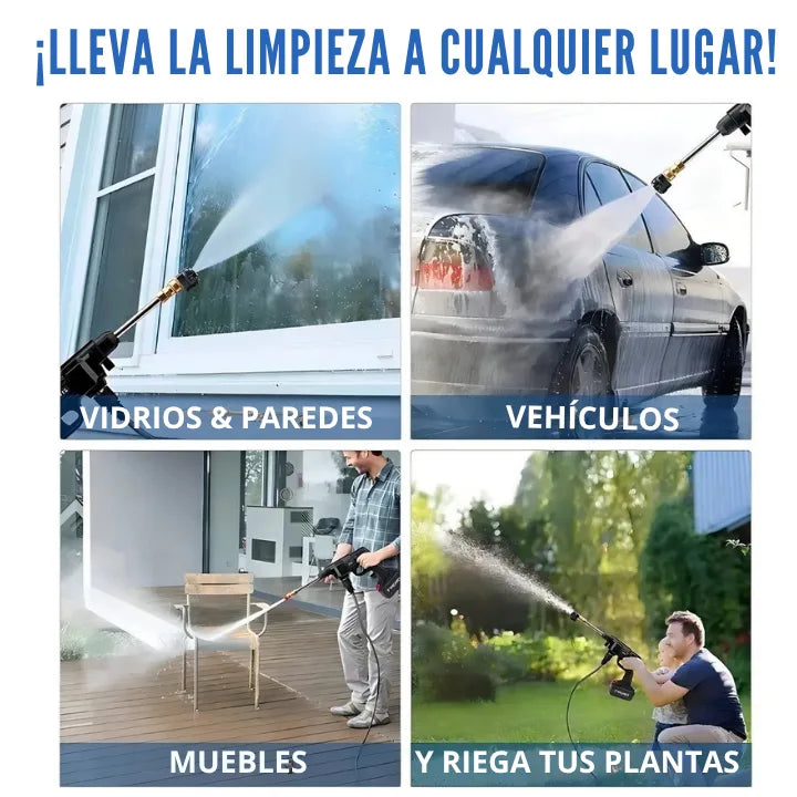 PowerWash Go+2 baterías - Deja Tu Hogar y Vehículo Impecable